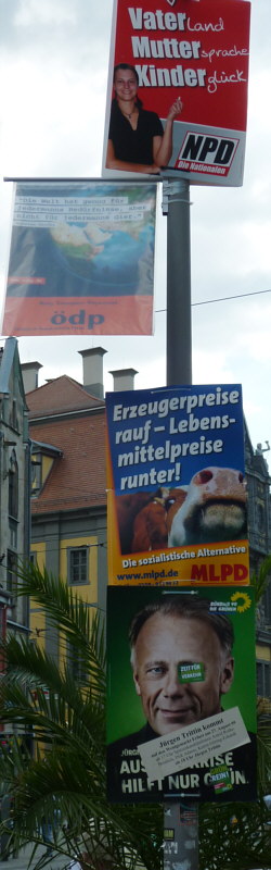 Wahlplakate
