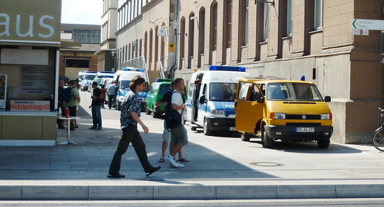 Polizeifahrzeuge